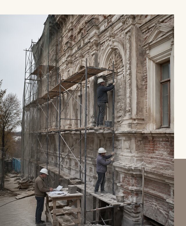 Реставрация объектов культурного наследия под ключ в Реже